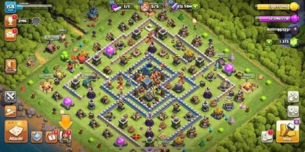 COC167 Maxed TH12 Heroes High | 5 Builders | High Barracks & Strong Defense 